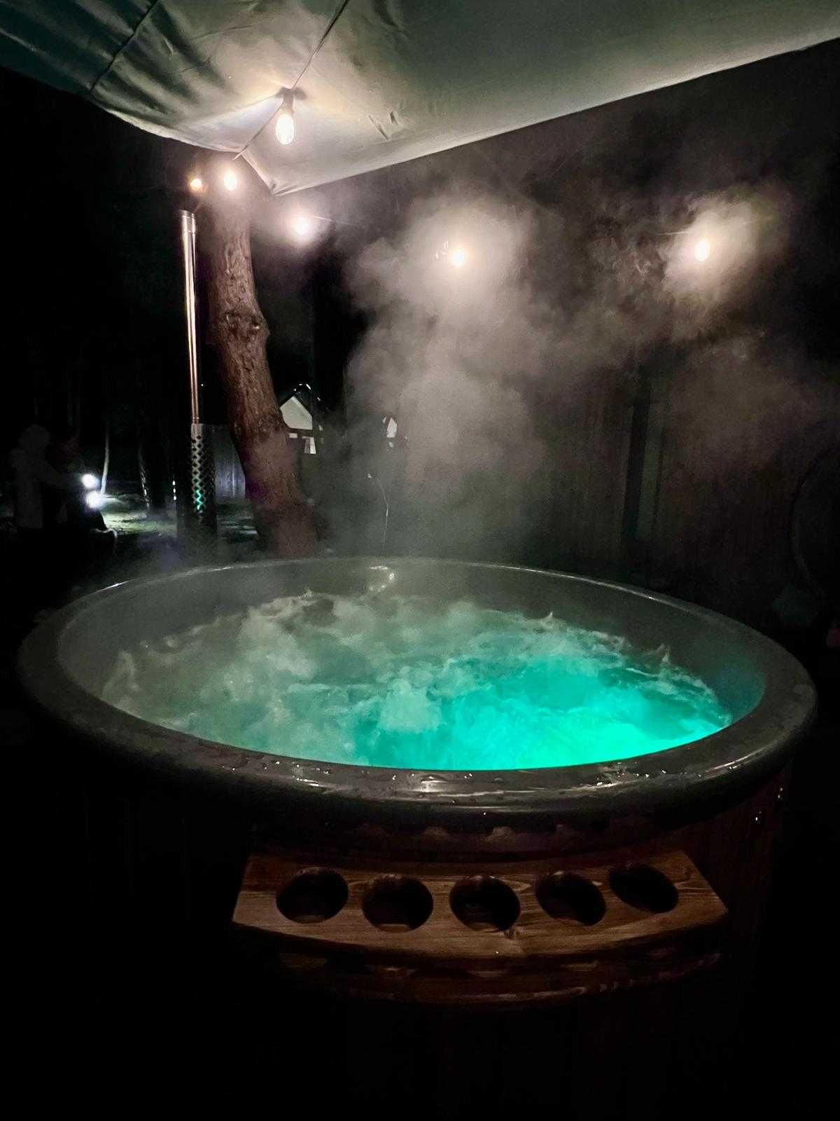 Leśne SPA pod W-wą domki na wynajem 2-12os, balia, sauna, ognisko