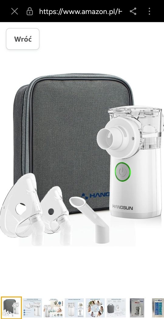Nebulizator i inhalator przenosny