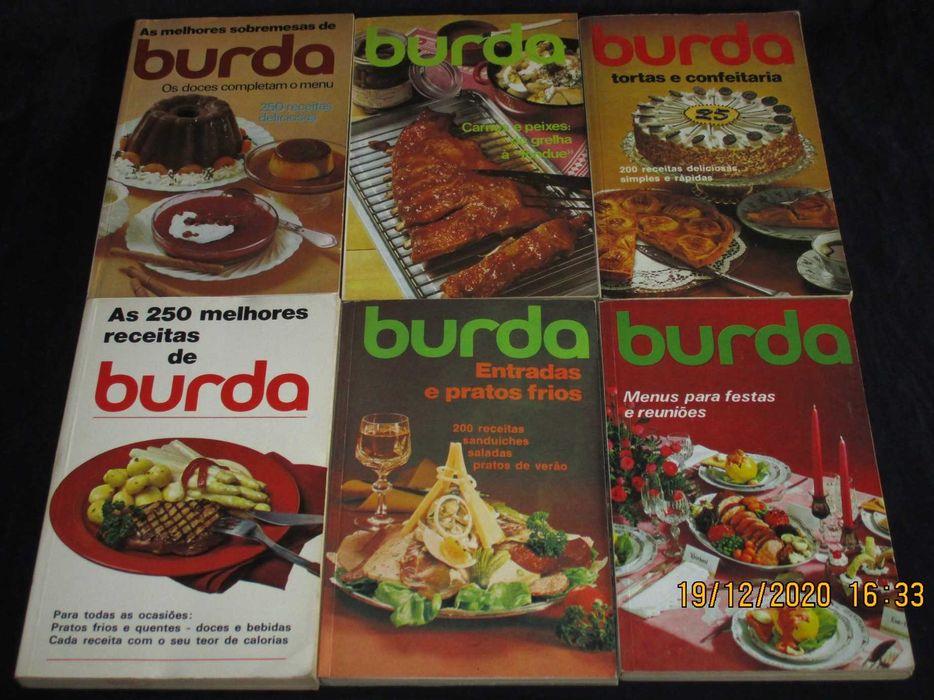 Livros de Culinária Burda Melhores Receitas