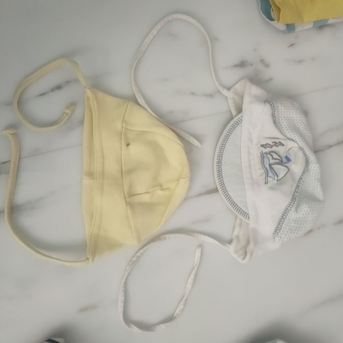 Zestaw 56 62 body półśpiochy czapka podkoszulek