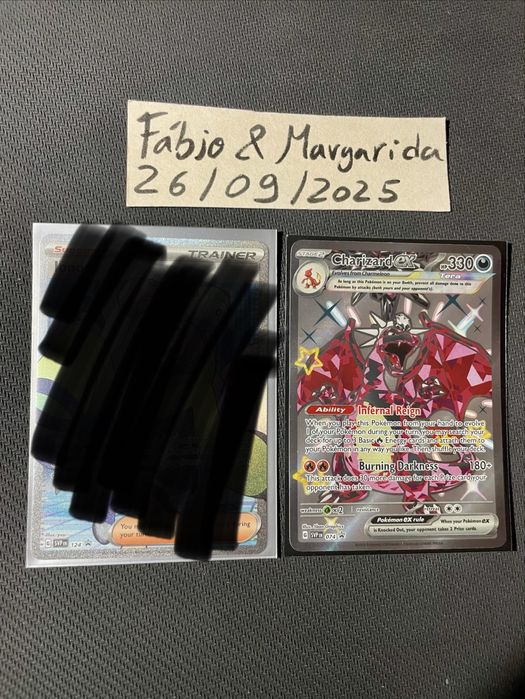 Cartas Pokémon várias raridades e coleções