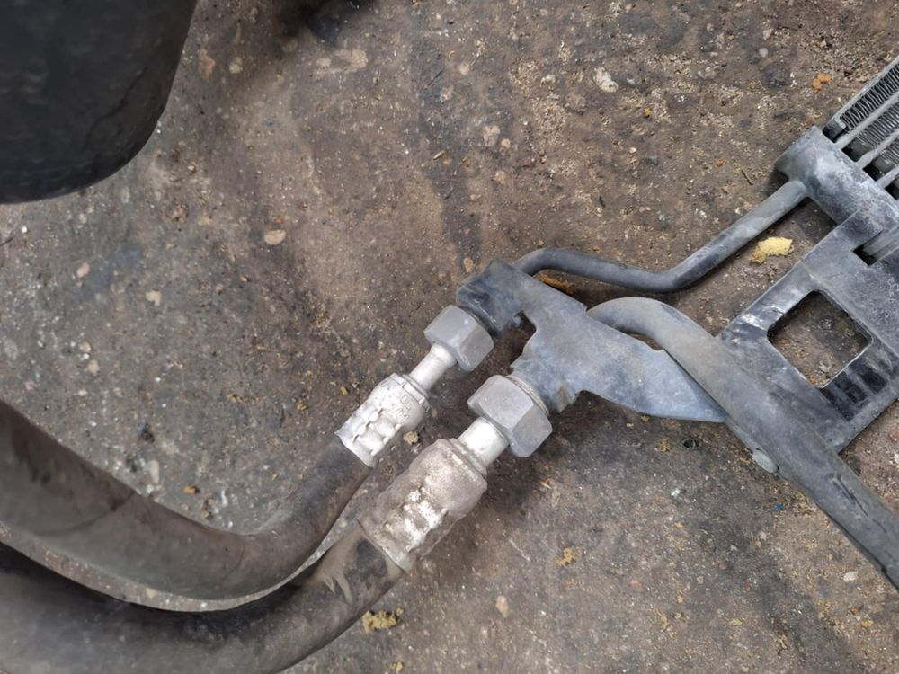 Chłodnica klimatyzacji Audi A4 B5 Lift 2.4 V6 przewody klimy komplet
