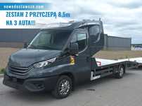 Iveco Daily 35S18HA8 automat z przyczepą 8.5m autolaweta  zestaw na 3 samochody z przyczepą gromex 8,5m w komplecie