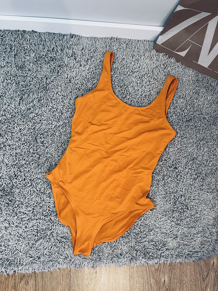 Pomaranczowe bikini rozm S stroj kapielowy jednoczesciowy