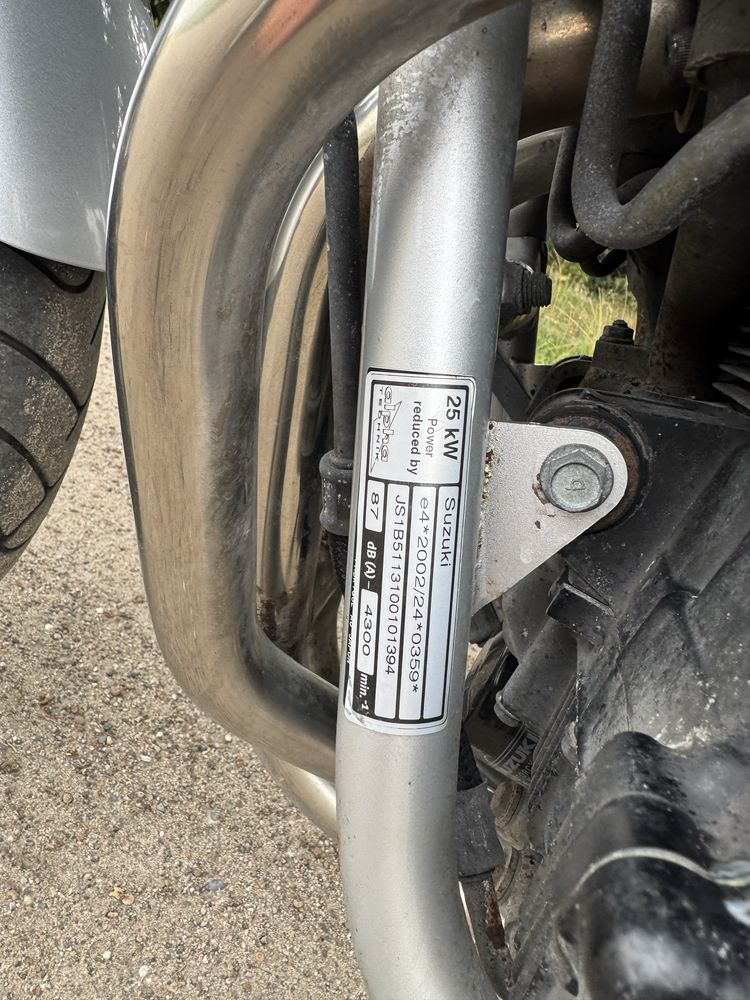 Suzuki GSF 650 Bandit 2005r ABS mozliwosc rejestracji na A2