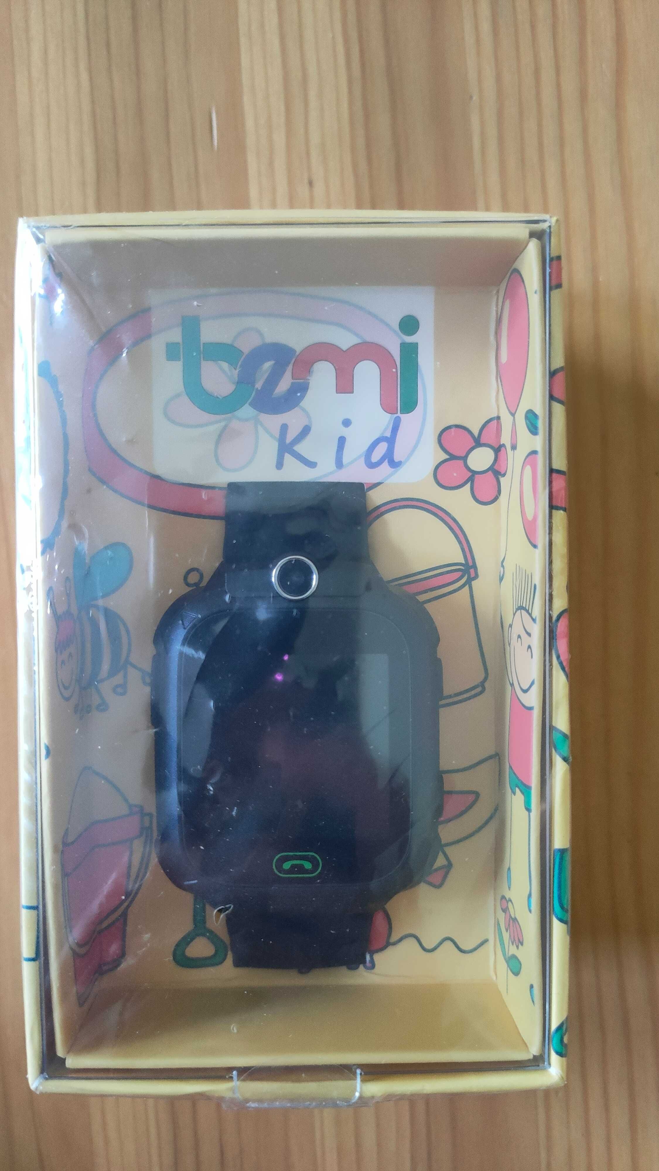Zegarek smartwatch dla dziecka czarny bemi kid gps