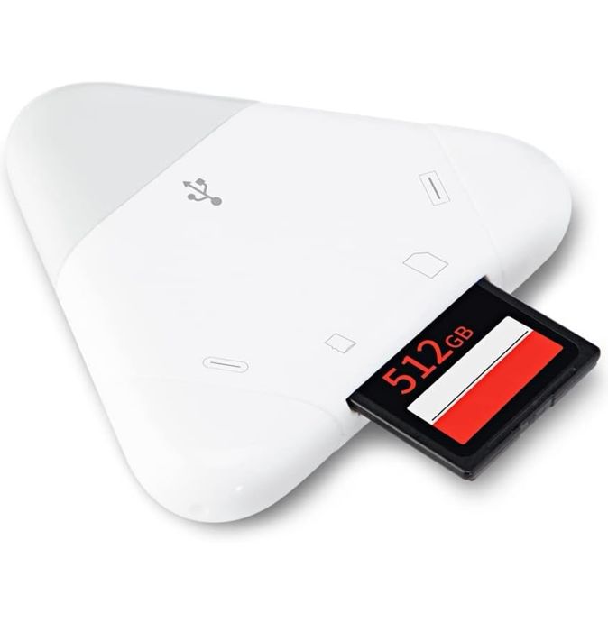 Czytnik kart pamięci 3 w 1 SD/TF APPLE+USB+USB-C+Micro USB