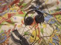 OPIS! Słuchawki nauszne SONY MDRZX110B Czarny