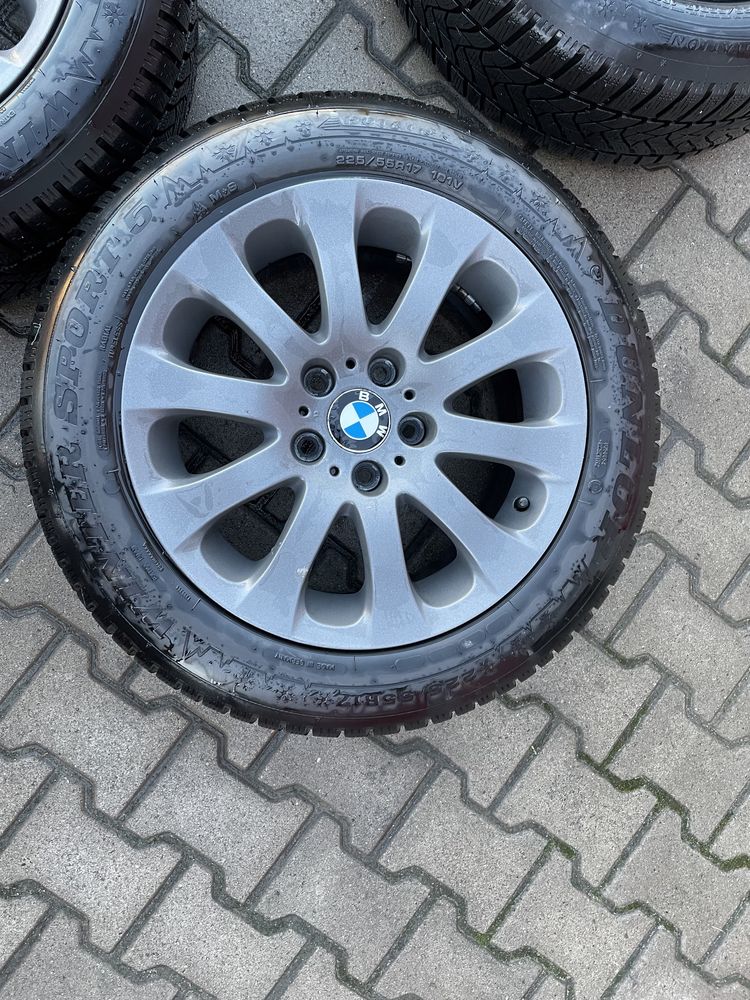 Oryginalne felgi bmw 17 cali 5x120 et34 szary metalik