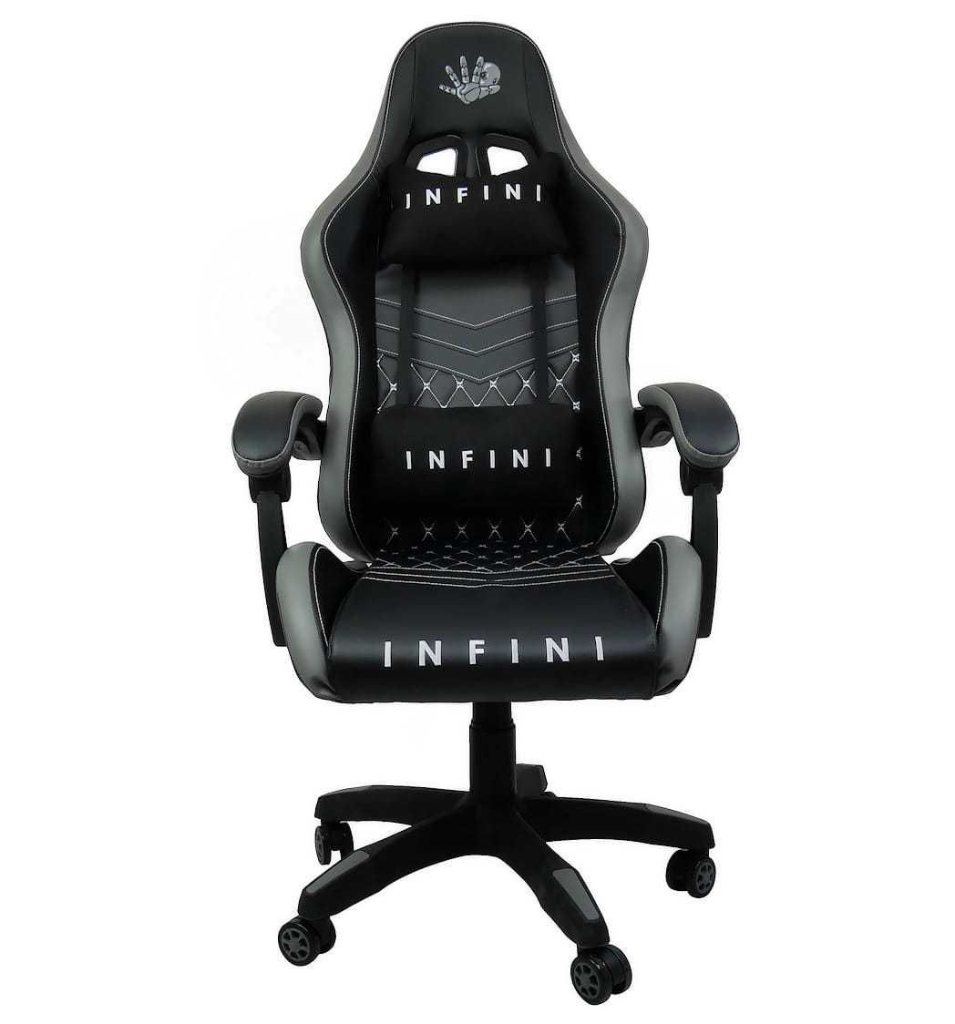 Fotel dla gracza do komputera Infini Five Grey