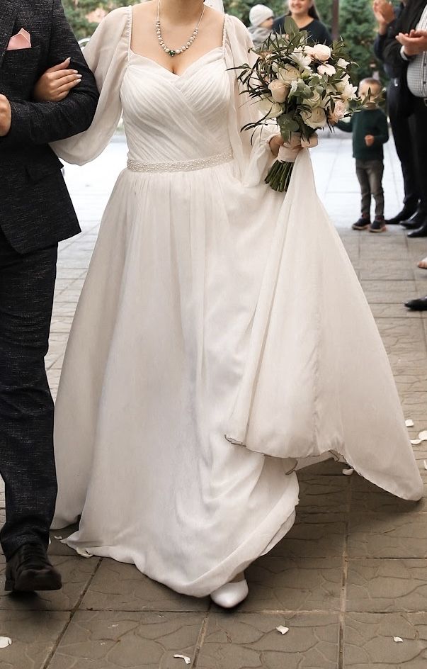 Сукня весільна шифонова