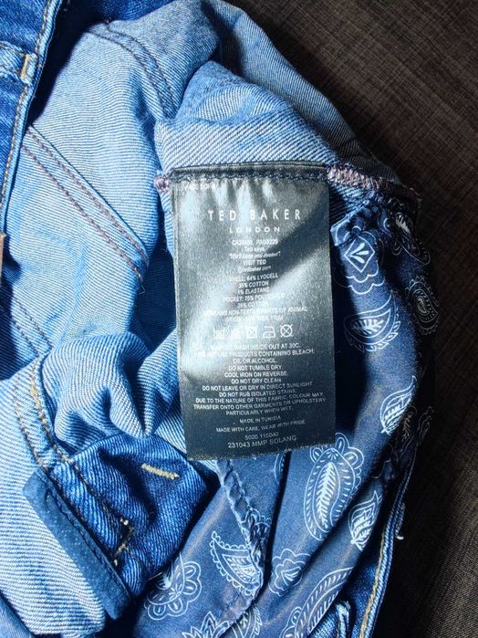 Мужские синие джинсы Ted Baker London (34р.Л-ХЛ)