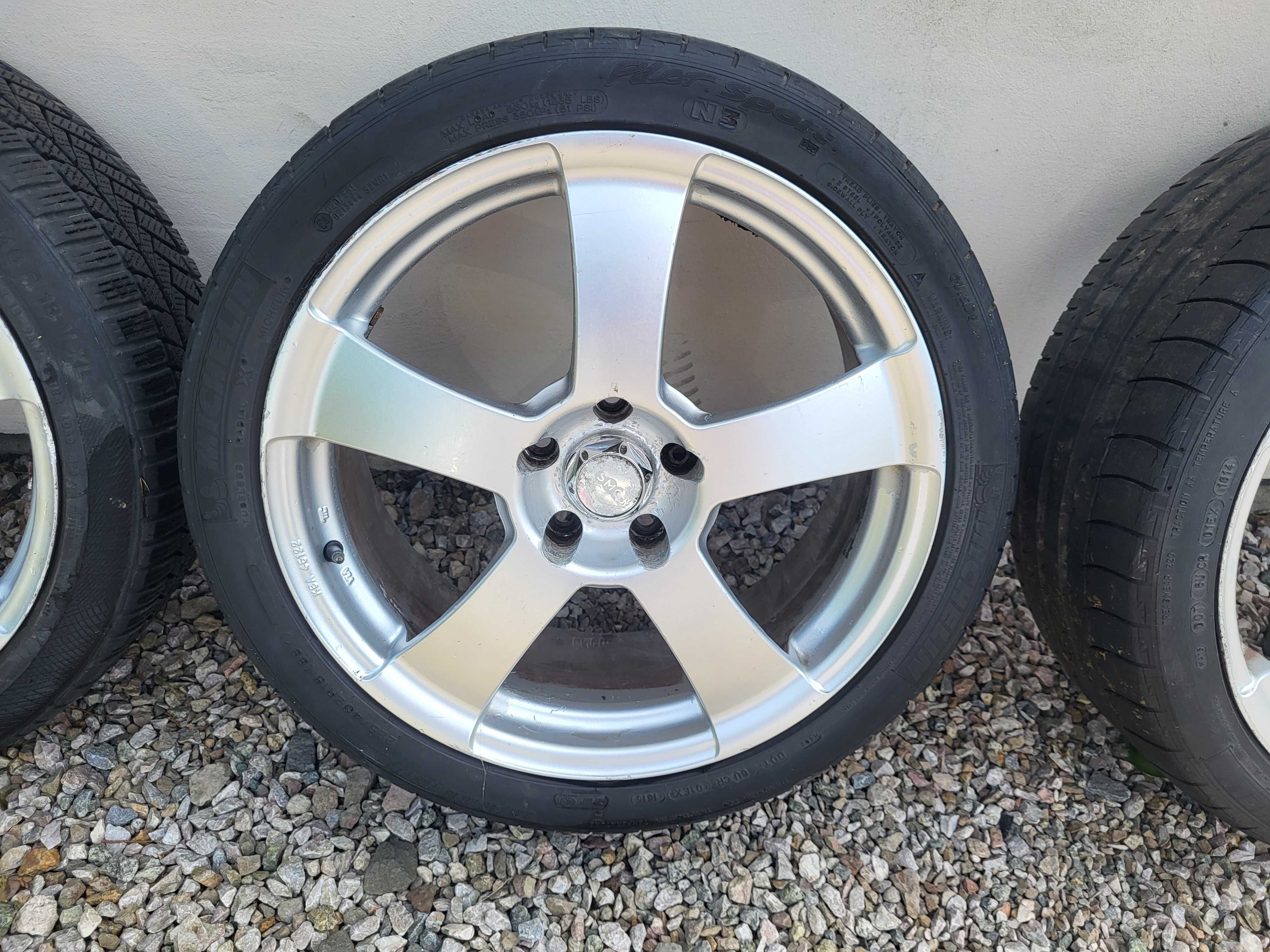 Alu Felgi 18 Audi A6 C6 A4 B7 B6 A8 A3 5x112 Lato 235/40 ET38
