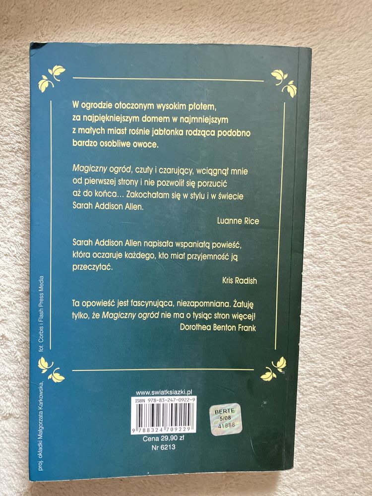 Magiczny ogród Sarah Addison Allen