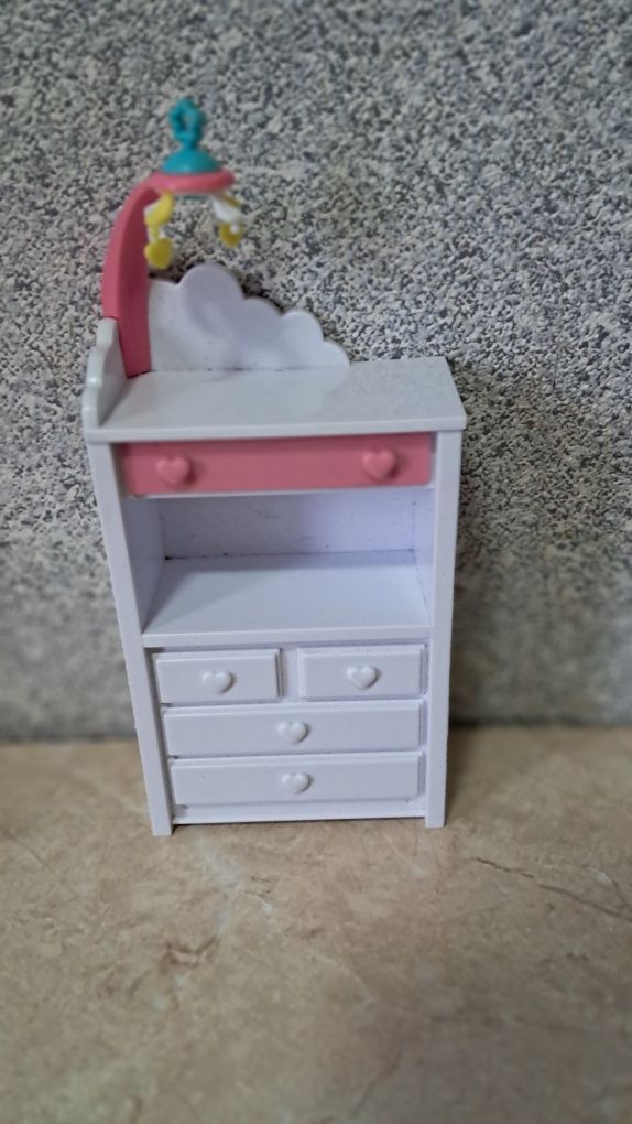 Мебель для куклы  Барби и подобных Холодильник Кухня Шкаф Пелинальный
