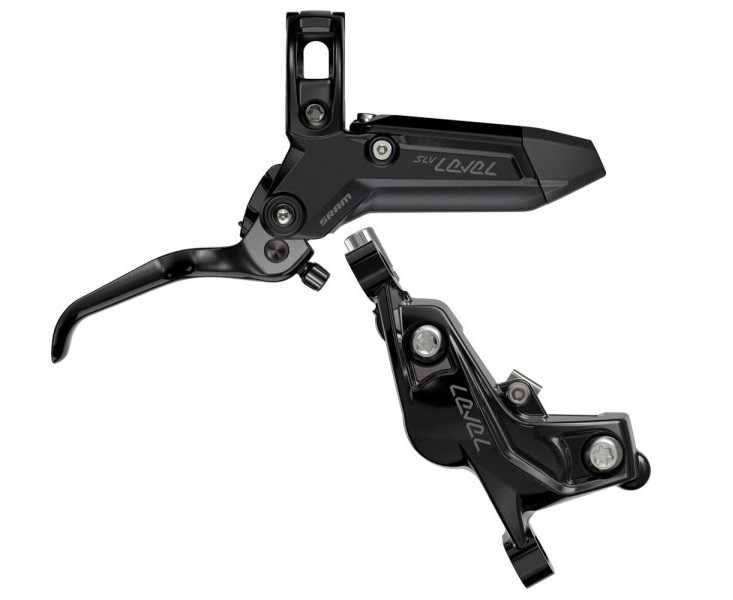 NOWY hamulec Sram Level Stealth Silver 4-tłoczkowy hydrauliczny FV 23%
