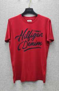 T-shirt Tommy Hilfiger Denim M 38 czerwony bluzka męska