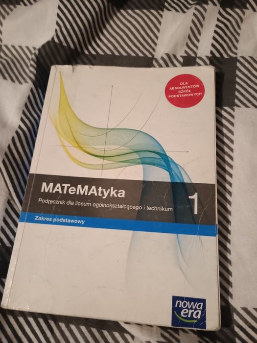 Książka do matematyki kl.1 liceum/technikum