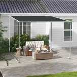 Nowa pergola / altana / osłona / 3x3m / szara / OUTSUNNY !A1402!