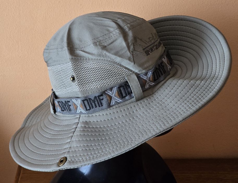 Kapelusz wędkarski trekkingowy outdoorowy myśliwski L.57-60cm.NOWY.