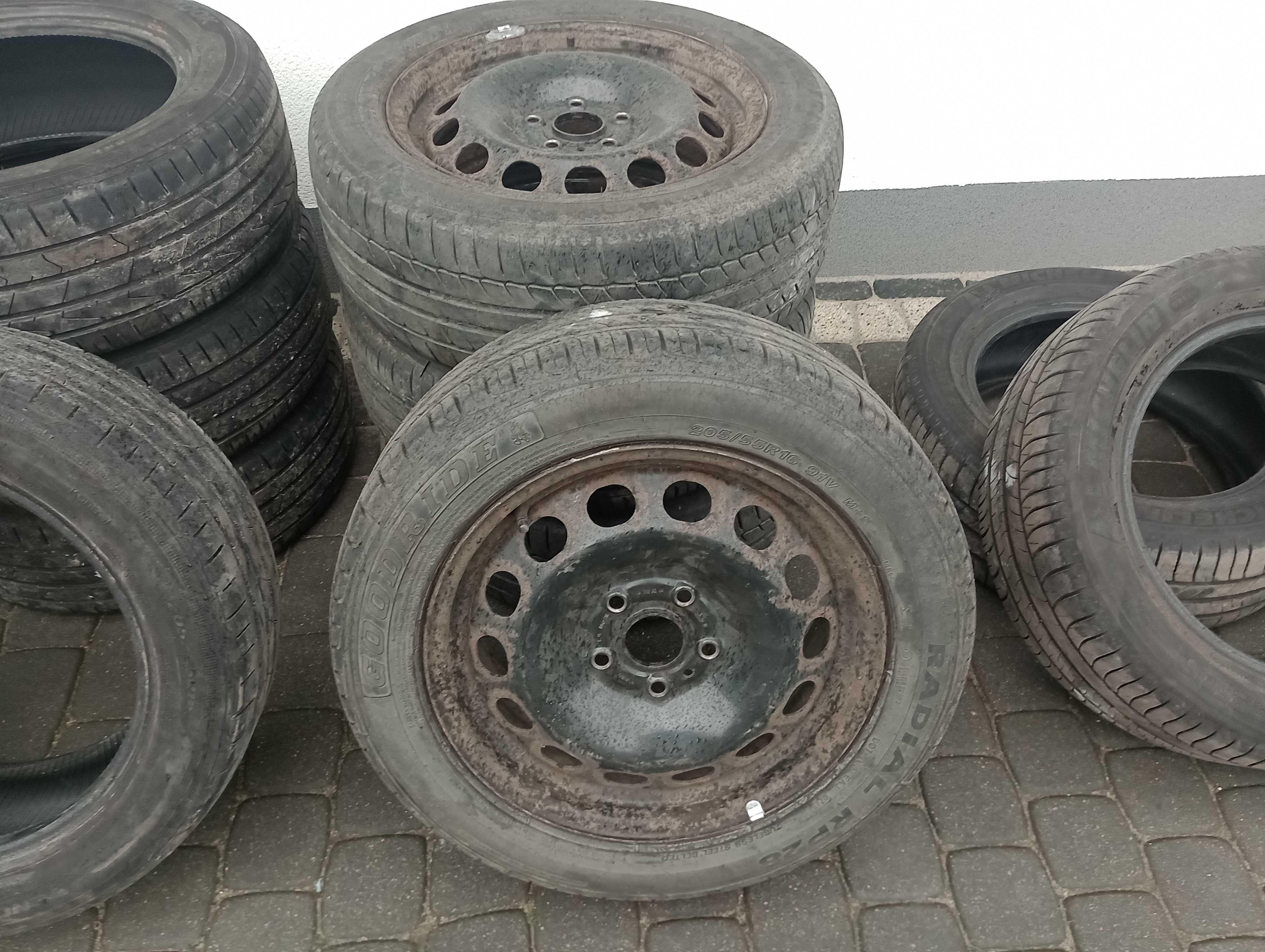 OPONY LETNIE 205/55/16 Nokian dunlop zetex Koła 16''volkswagen 6mm2020