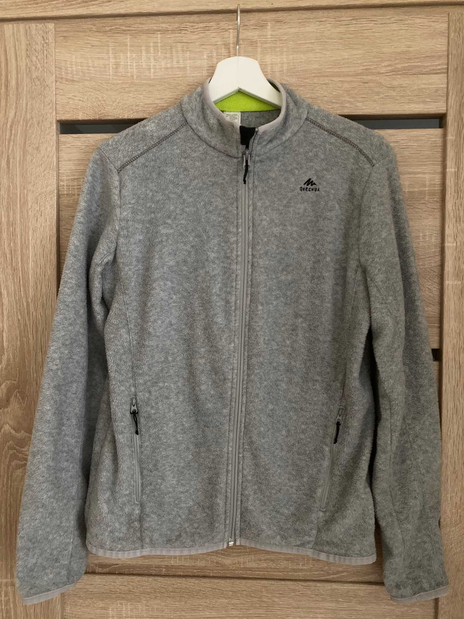 Bluza sportowa z polaru szara , Decathlon rozmiar 158-164