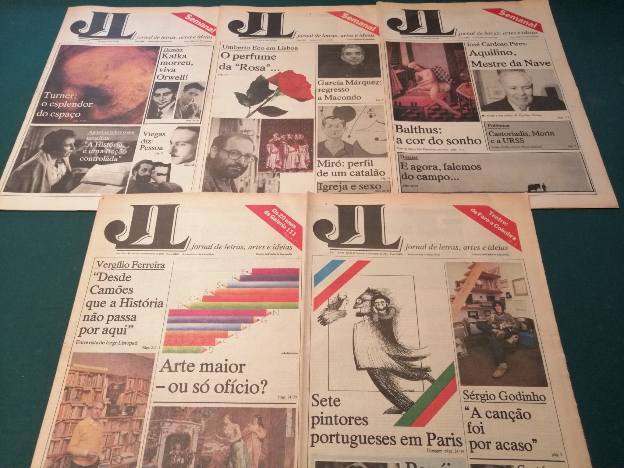 JL - Jornal de Letras, Artes e Ideias 1984