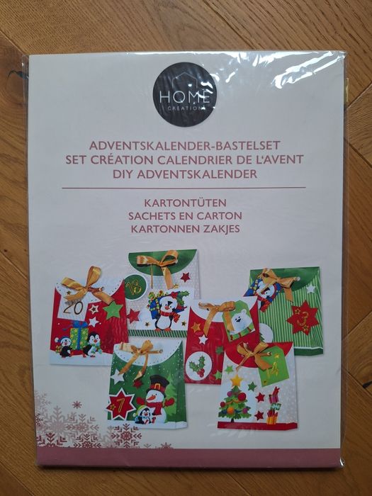 Kalendarz adwentowy, 24 torebki prezentowe