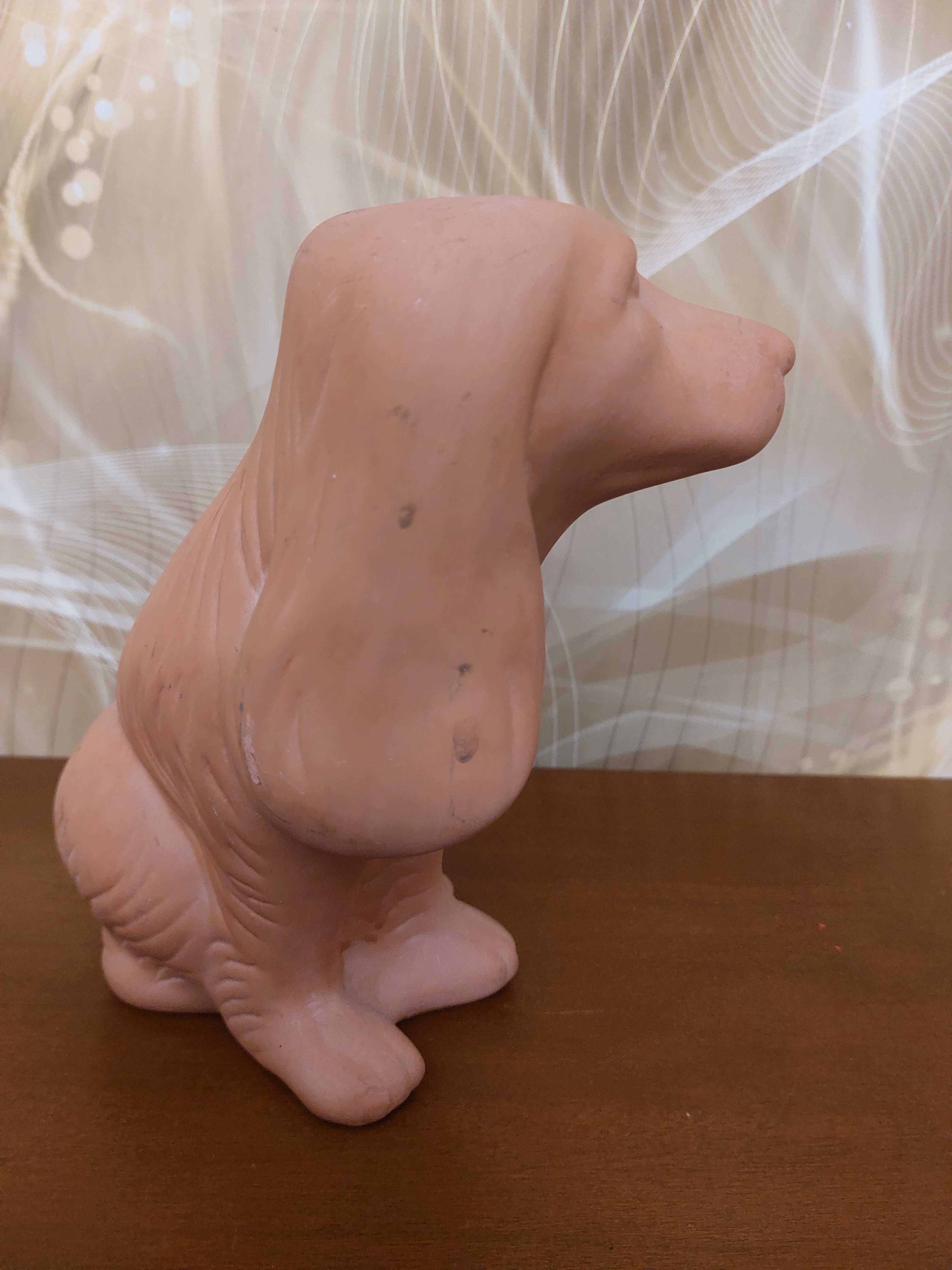 Gipsowa figurka do ogrodu cocker spaniel