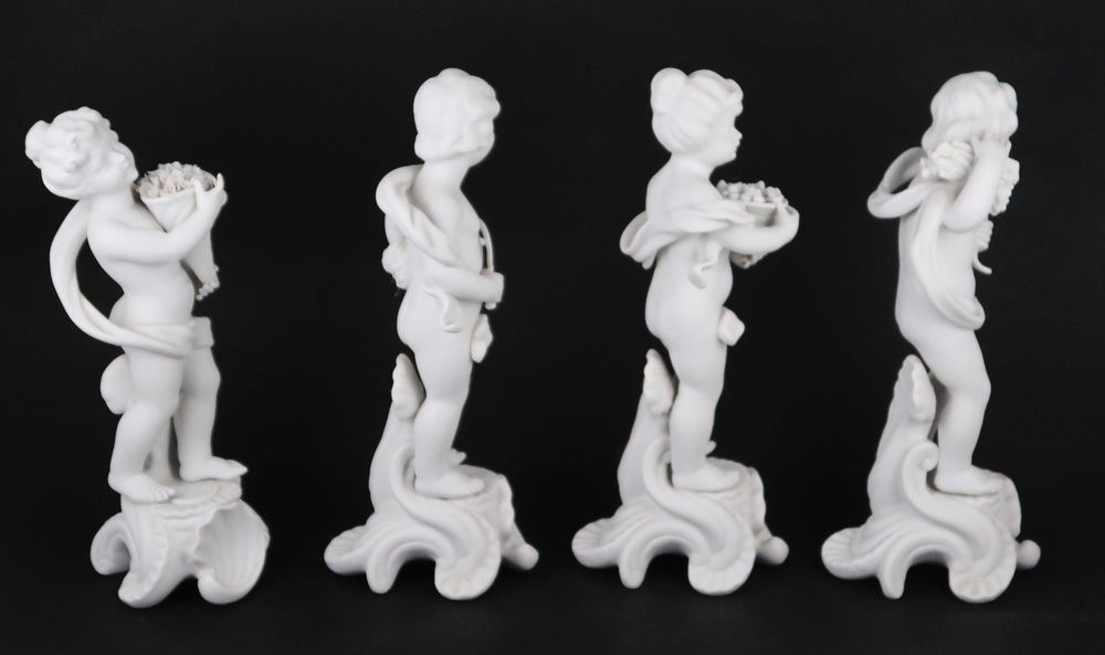 4 Estações - Figuras em Biscuit Vista Alegre