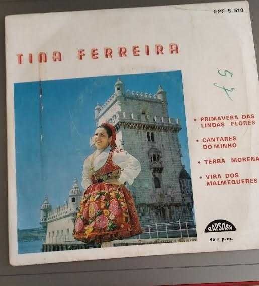 Tina Ferreira - Primavera Das Lindas Flores - Disco Vinil 7"