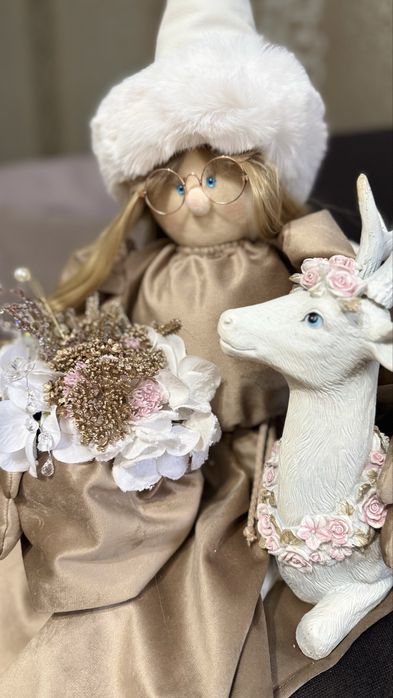 Новорічні гноми дівчатка. Ручна робота