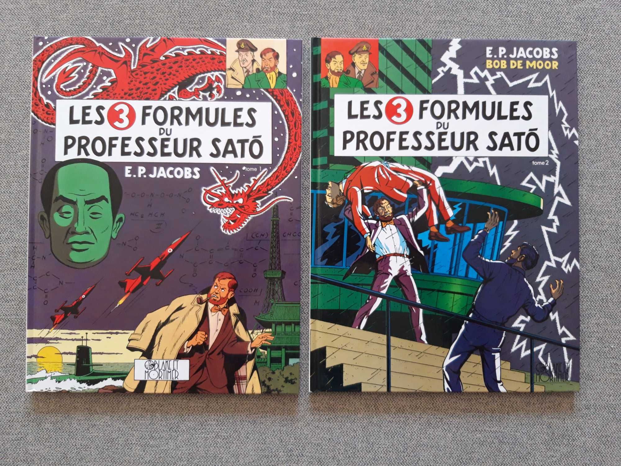 Conjunto BD Blake e Mortimer "Les 3 formules du professeur Sato"