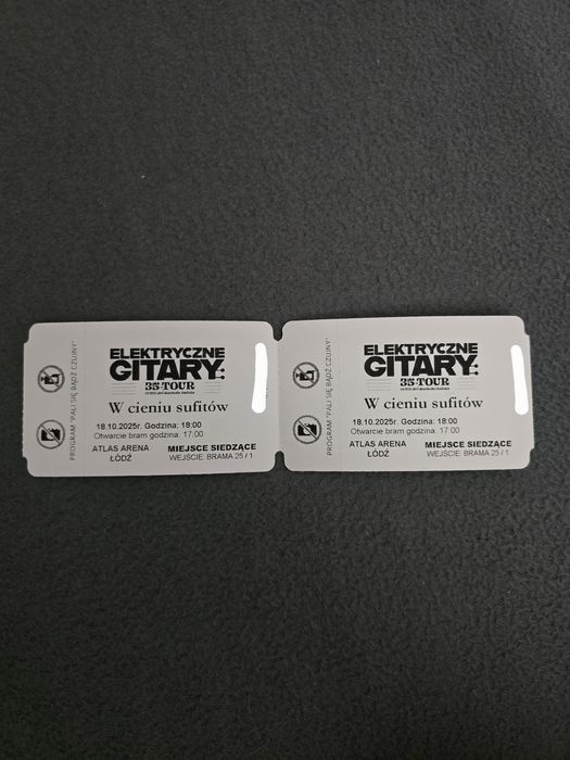 Bilety na elektryczne gitary Łódź 18.10
