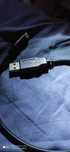 Krótki kabel USB- micro USB, 20cm, czarny