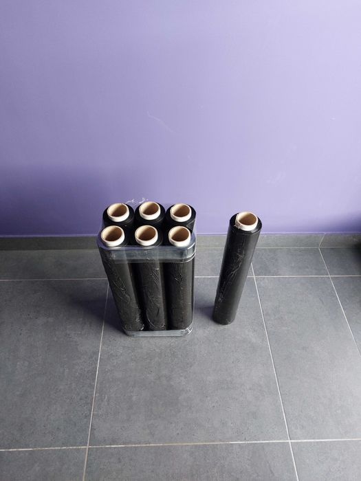 Folia Stretch czarna, mocna