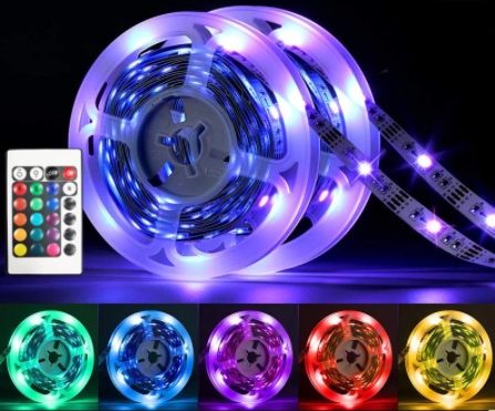 Fita Led RGB 3 metros com comando