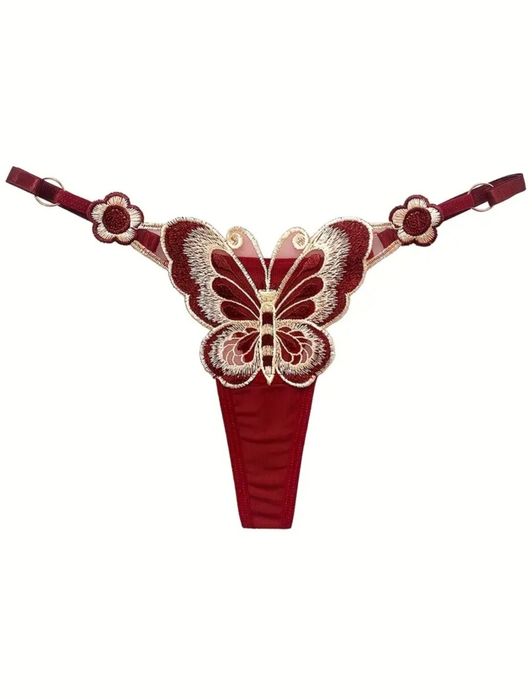 Жіночі трусики з метеликом подарок на Миколая
