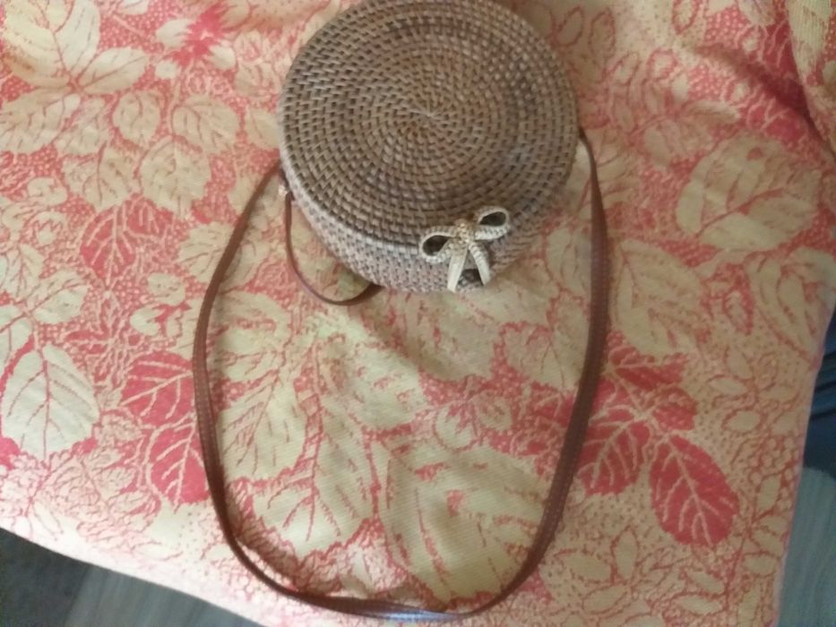 Сумка солом'яна ручної роботи