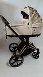 Cybex priam wozek z gondolą simply flowers beige