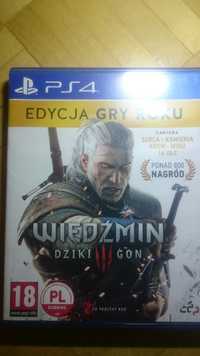 Gra Wiedźmin 3 Edycja Gry Roku jak nowa Ps4 PL  playstation 4 gta