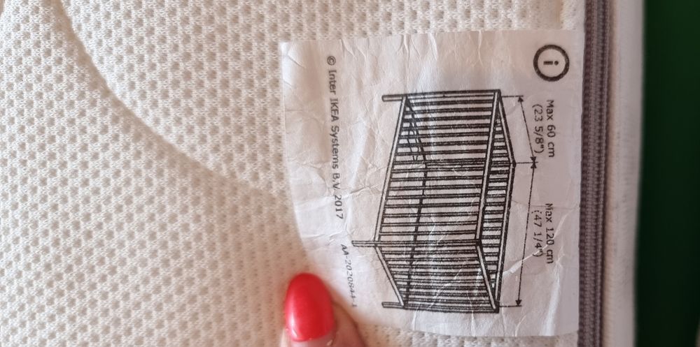 Materac Ikea sprężyny kieszeniowe Jattetrott 60cm x120 +gratisy