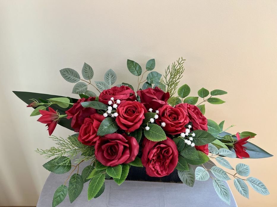 Kompozycja nagrobna, stroik na cmentarz