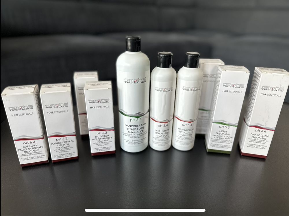 Kosmetyki trychologiczne Simone Trychology szampon lotion