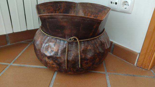 Original vaso em cobre para decoração