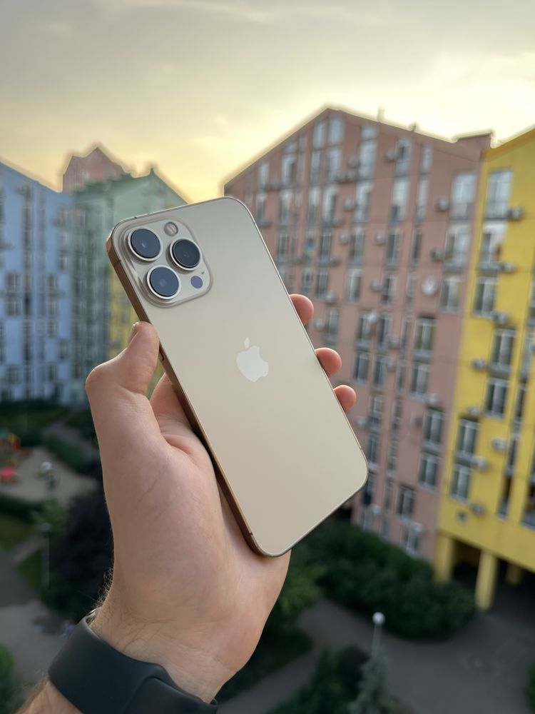 95% Аккум Идеал iPhone 13 Pro Max 128Gb Gold Neverlock Айфон про мах