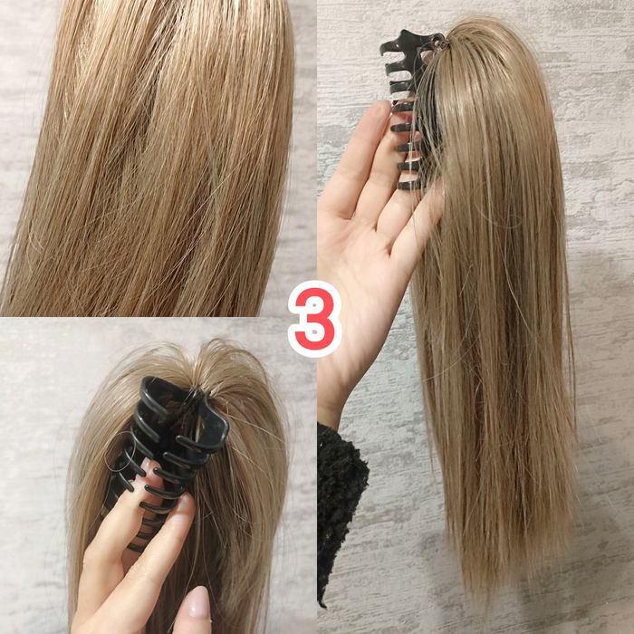 Накладний хвіст, перука, шиньон, волосся на заколці