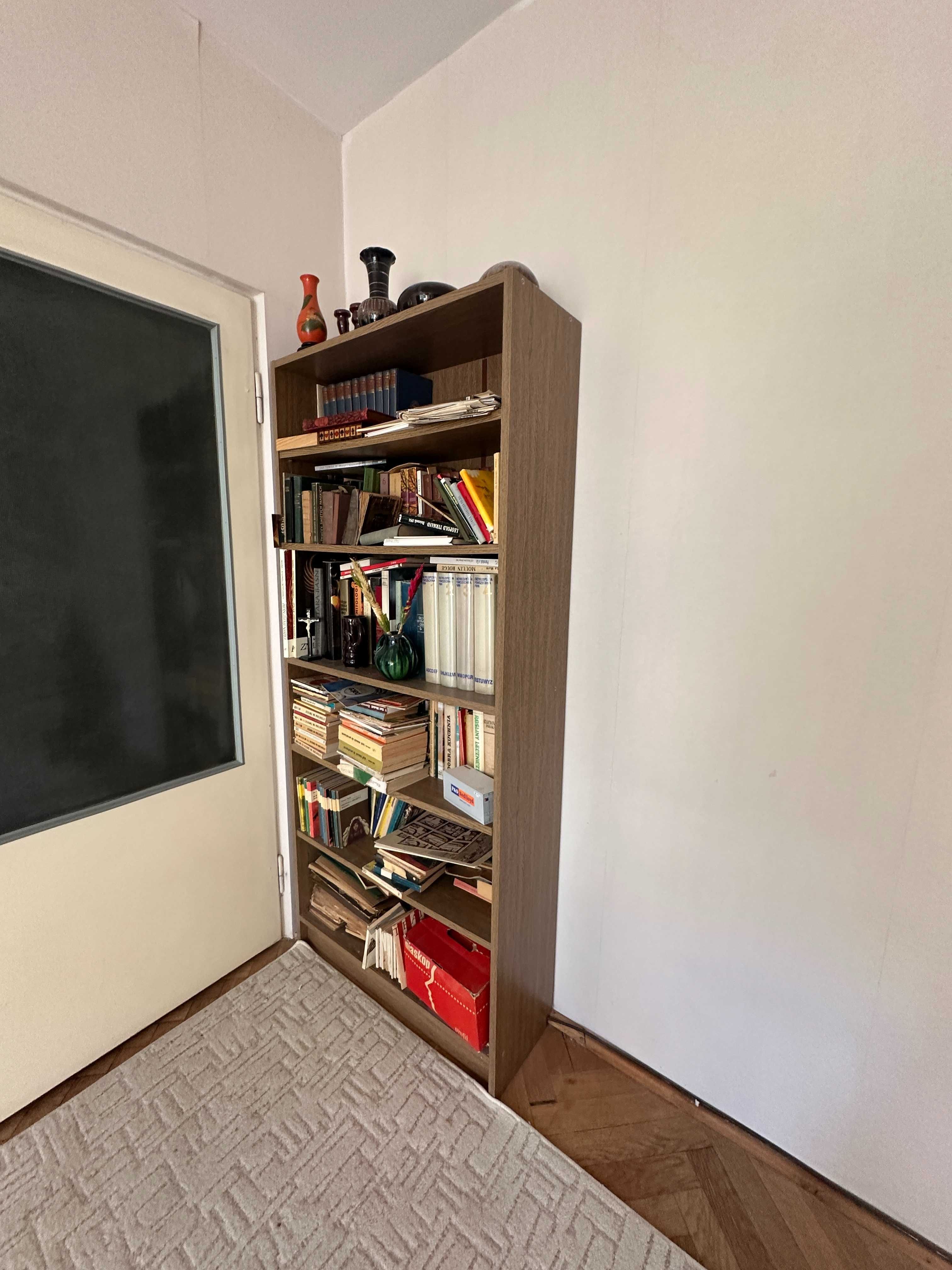 Regał PRL / vintage na książki – otwarty 181x81x28 cm