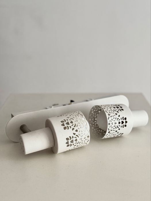 Kinkiet Markslöjd OLAND, biały, 2xE14 – dwa niezależne przyciski!