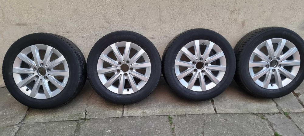 Alufelgi mercedes 16" 6,5Jx16 205/55R16 5x112 ET49 jak nowe !!!